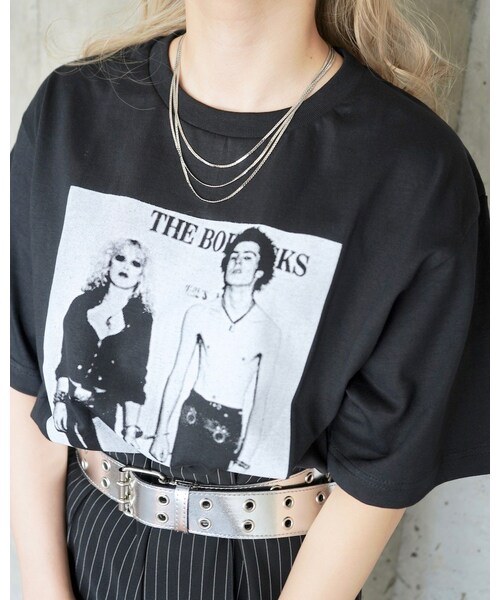 A.D.G（エーディージー）の「SID&NANCY Photo T-shirts (black)（Tシャツ/カットソー・レディース・ブラック・FREE）」の4枚目の写真