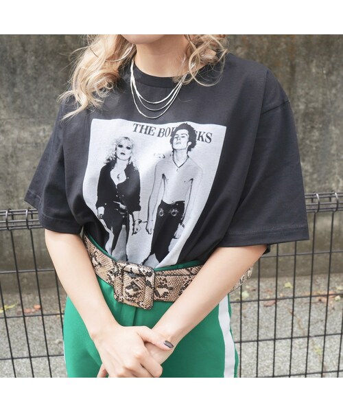 A.D.G（エーディージー）の「SID&NANCY Photo T-shirts (black)（Tシャツ/カットソー・レディース・ブラック・FREE）」の6枚目の写真