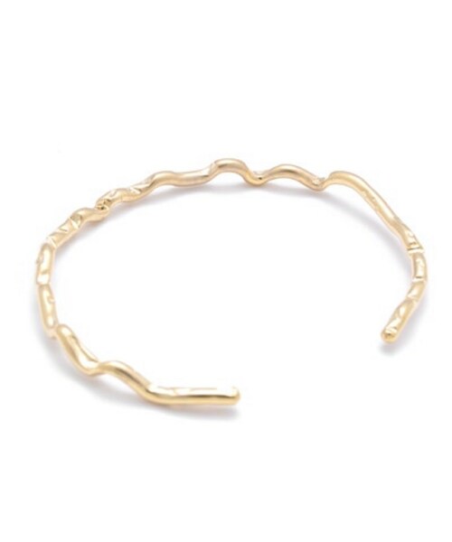 A.D.G（エーディージー）の「Undulate Bangle (gold)（バングル/リストバンド・レディース・ゴールド・FREE）」の3枚目の写真