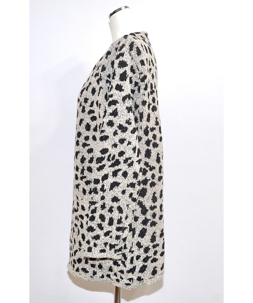 A.D.G(エーディージー)の「Animal Knit Long Cardigan (light beige)(カーディガン/ボレロ・レディース・ベージュ・FREE)」の6枚目の写真