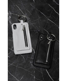 A.D.G | (全2色) Pouch&Ring Karabiner iPhone Case(スマホケース/カバー)