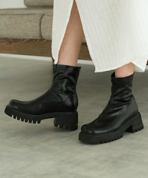 Crisp | チャンキーショートブーツ[c3R3119b](ブーツ)