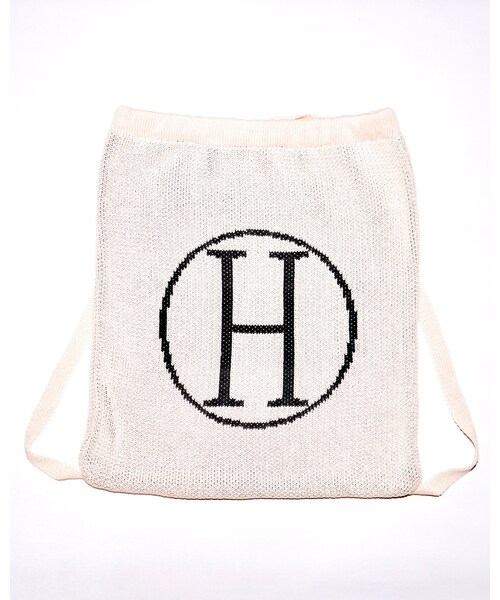 A.D.G(エーディージー)の「"H" Logo Knit Knapsack (off white)(バックパック/リュック・レディース・ホワイト・FREE)」の10枚目の写真