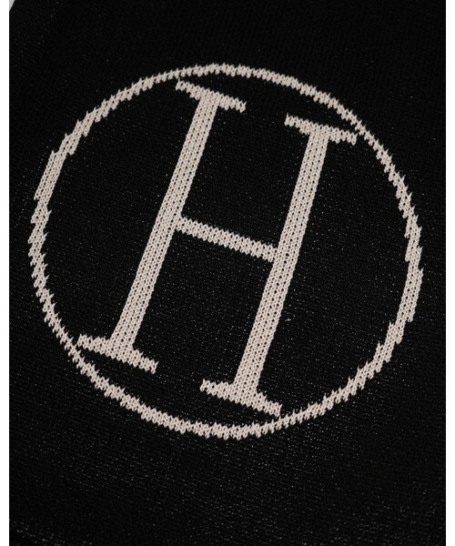 A.D.G(エーディージー)の「"H" Logo Knit Knapsack (black)(バックパック/リュック・レディース・ブラック・FREE)」の6枚目の写真
