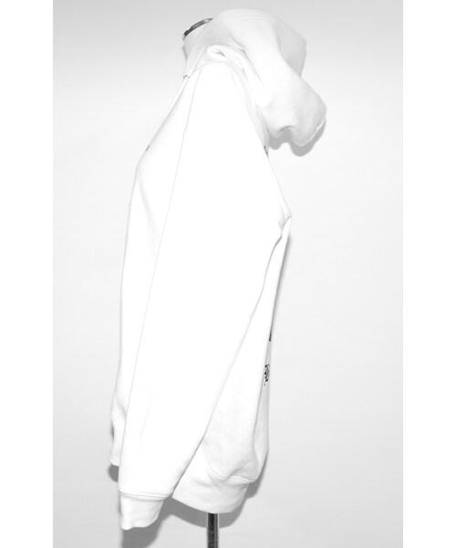 A.D.G(エーディージー)の「Back Slogan&Butterfly Big Sweat Hoodie (white)(パーカー・レディース・ホワイト・FREE)」の11枚目の写真