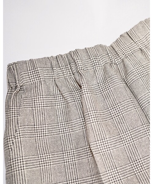 A.D.G(エーディージー)の「Gun Club Check Easy Tapered Pants (beige)(スラックス・レディース・ベージュ・FREE)」の5枚目の写真