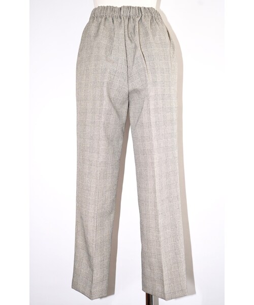 A.D.G(エーディージー)の「Gun Club Check Easy Tapered Pants (beige)(スラックス・レディース・ベージュ・FREE)」の7枚目の写真