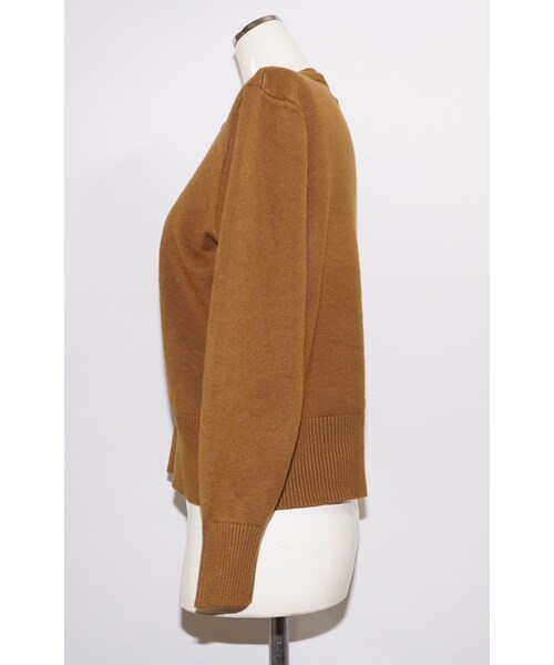 A.D.G（エーディージー）の「Diagonal Button Design Knit （light brown)（ニット/セーター・レディース・ブラウン・FREE）」の9枚目の写真