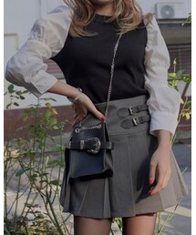 A.D.G | Blouse Docking Knit Tops(シャツ/ブラウス)