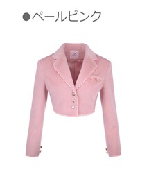 Bobon21（ボボンニジュウイチ）の「クロップド丈バックリボン