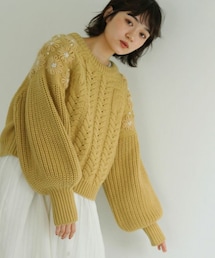 Crisp | ガーデンバルーンニット[c1k3191](ニット/セーター)