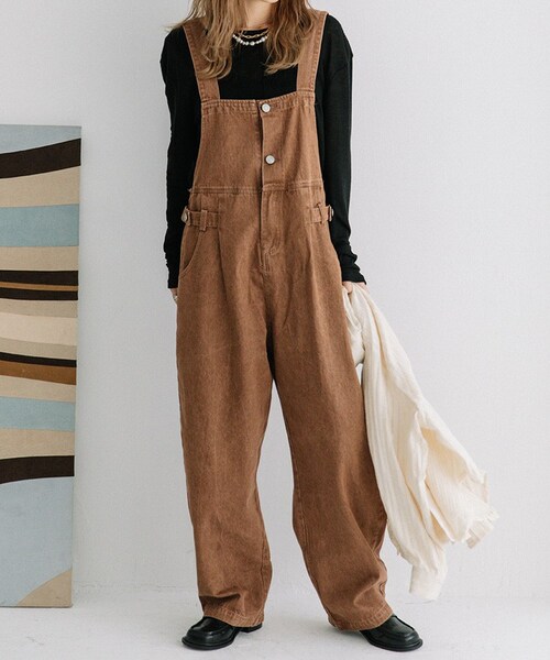 サロペット・オーバーオール・オールインワン flugge corduroy salopette FREAK'S STORE サロペット オーバーオール SOMETHING × STORE