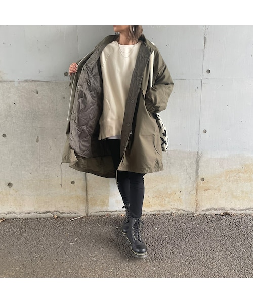 copine（コピン）の「M65 キルティングライナー付き3WAYモッズコート（モッズコート・レディース・グリーン・M）」の3枚目の写真