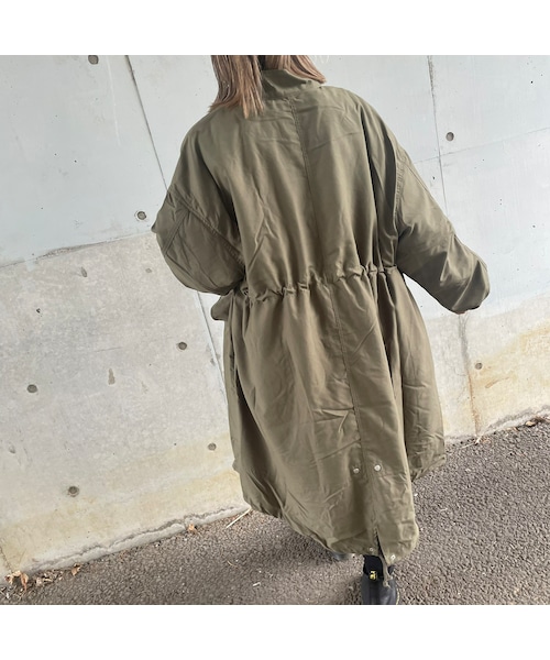 copine（コピン）の「M65 キルティングライナー付き3WAYモッズコート（モッズコート・レディース・グリーン・M）」の4枚目の写真