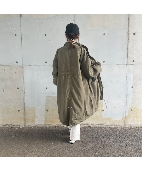 copine（コピン）の「M65 キルティングライナー付き3WAYモッズコート（モッズコート・レディース・グリーン・M）」の6枚目の写真