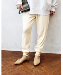 L'Ancre | L'Ancre (アンカー)ラックスリブリブパンツ(スウェットパンツ)