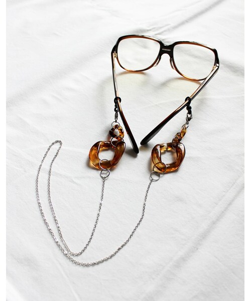 L'Ancre(アンカー)の「L'Ancre (アンカー)アクリルチェーングララスコード(サングラス・レディース・シルバー・Free)」の1枚目の写真