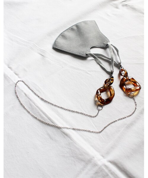 L'Ancre(アンカー)の「L'Ancre (アンカー)アクリルチェーングララスコード(サングラス・レディース・シルバー・Free)」の2枚目の写真