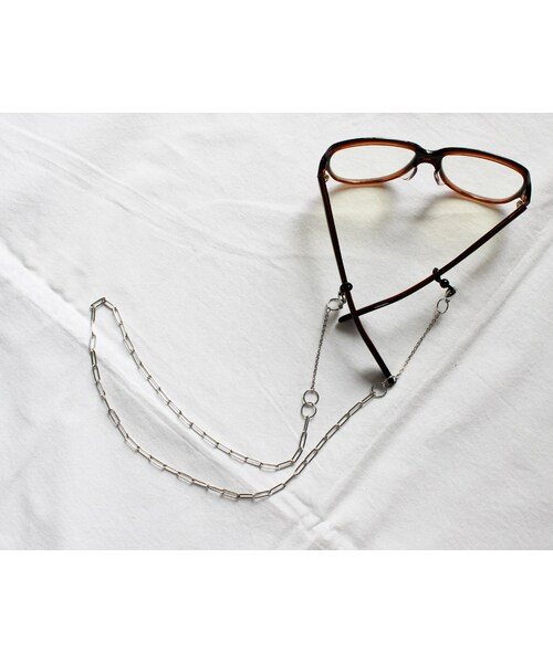 L'Ancre(アンカー)の「L'Ancre (アンカー)MIXチェーングララスコード:SV(サングラス・レディース・シルバー・Free)」の2枚目の写真