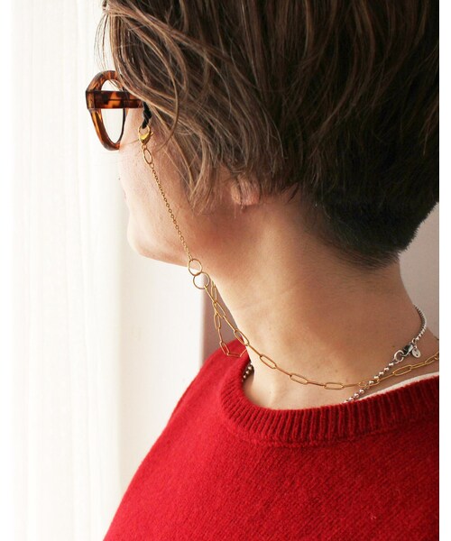 L'Ancre(アンカー)の「L'Ancre (アンカー)MIXチェーングララスコード:GD(サングラス・レディース・ゴールド・Free)」の1枚目の写真