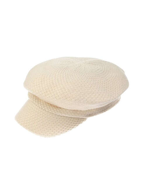 RESEXXY（リゼクシー）の「透かし編みキャスケット（キャスケット・レディース・ホワイト/ブラック/ベージュ・F）」の6枚目の写真