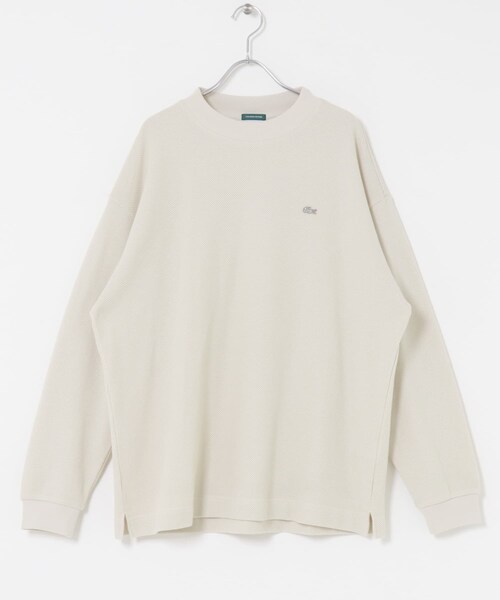 URBAN RESEARCH DOORS(アーバンリサーチドアーズ)の「『別注』LACOSTE×DOORS thick pique mock long-sleeve(Tシャツ/カットソー・メンズ・HAMMAM/ABINE/OPIUM・3/4/5)」の12枚目の写真