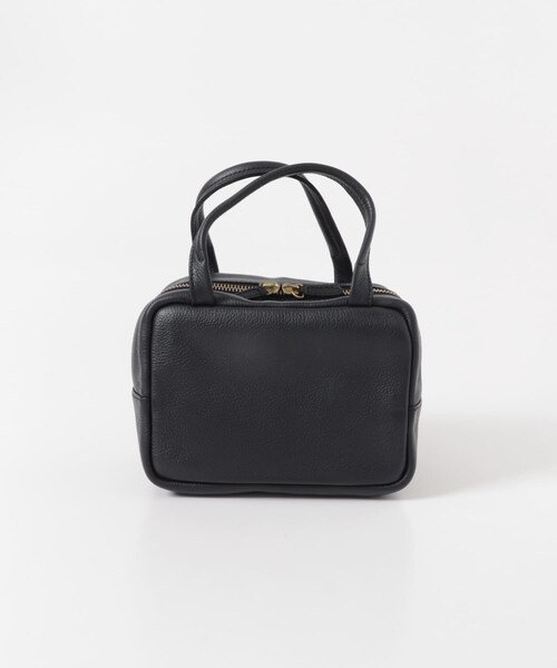 URBAN RESEARCH DOORS(アーバンリサーチドアーズ)の「レザーボストンバッグ(ボストンバッグ・レディース・BLACK/GREIGE・one)」の10枚目の写真