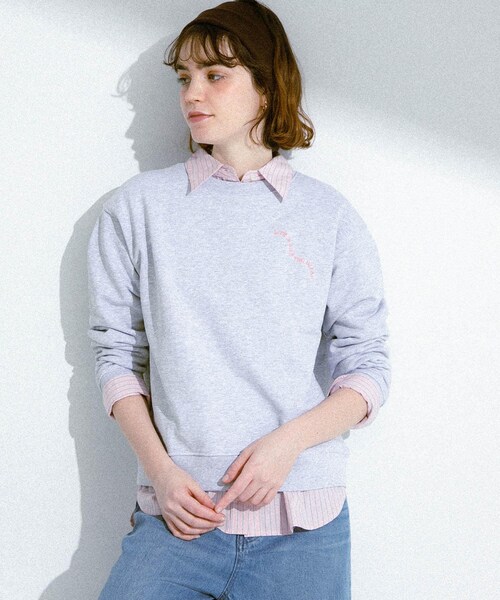 URBAN RESEARCH Sonny Label（アーバンリサーチサニーレーベル）の「TOYAMEGコラボアートプリントスウェット（スウェット・レディース・グレー/アイボリー/ピンク・Free）」の17枚目の写真