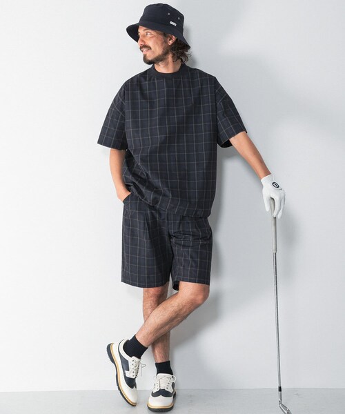 URBAN RESEARCH Sonny Label（アーバンリサーチサニーレーベル）の「OOPS　チェック柄Tシャツ（シャツ/ブラウス・メンズ・GREEN/BLUE・M/L/XL）」の16枚目の写真
