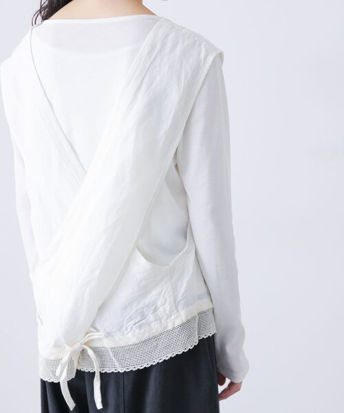 かぐれ（カグレ）の「Vlas Blomme　Swallowジレ（ベスト・レディース・Off White・FREE）」の16枚目の写真