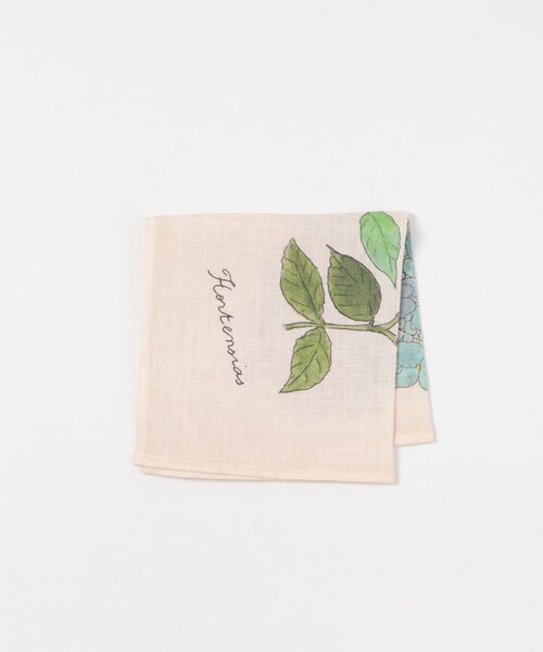 URBAN RESEARCH DOORS（アーバンリサーチドアーズ）の「『WEB限定』fog linen work　ミニハンカチ ISABELLE BOINOT（タオル・メンズ・ミモザ/スイセン/アジサイ/ポピー・-）」の15枚目の写真