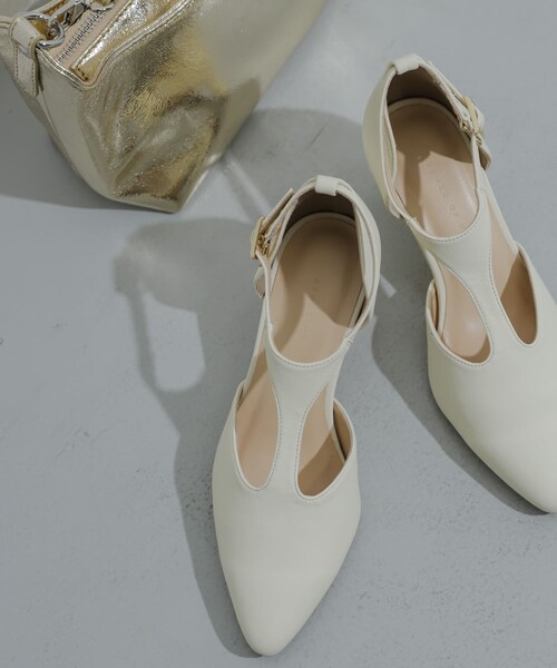 SENSE OF PLACE by URBAN RESEARCH(センスオブプレイスバイアーバンリサーチ)の「Tストラップパンプス(パンプス・レディース・BLACK/IVORY/SILVER・S/M/L)」の14枚目の写真