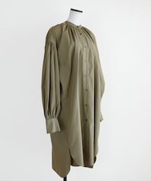 Marient | プレーンギャザータイプライターOP(シャツワンピース)