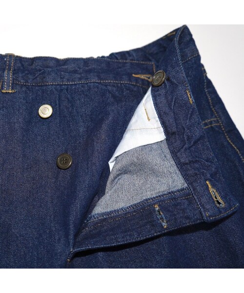 A.D.G(エーディージー)の「Irregular Hem Wrap Denim Mini Skirt (Indigo)(デニムスカート・レディース・ブルー・FREE)」の7枚目の写真