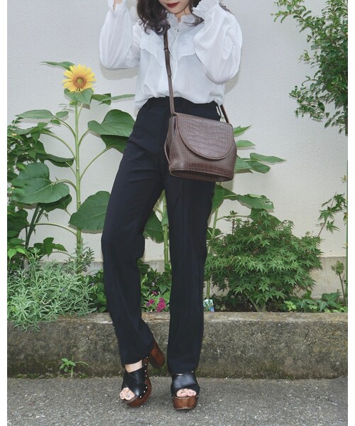 A.D.G（エーディージー）の「Cutwork Cotton Lace Blouse (white)（シャツ/ブラウス・レディース・ホワイト・FREE）」の2枚目の写真