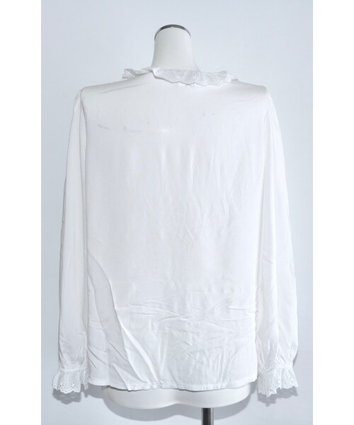 A.D.G（エーディージー）の「Cutwork Cotton Lace Blouse (white)（シャツ/ブラウス・レディース・ホワイト・FREE）」の11枚目の写真