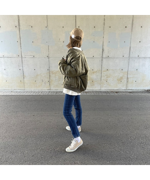 copine（コピン）の「ボア×MA1リバーシブルブルゾン（ブルゾン・レディース・カーキ・ワンサイズ）」の5枚目の写真