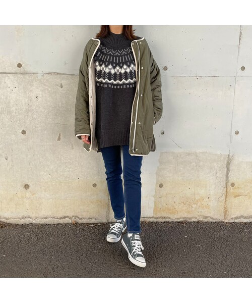 copine(コピン)の「裏起毛ストレッチスキニーデニム(3size)(デニムパンツ・レディース・ブルー・S/M/L)」の5枚目の写真