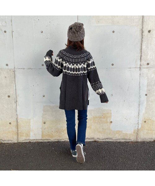 copine(コピン)の「裏起毛ストレッチスキニーデニム(3size)(デニムパンツ・レディース・ブルー・S/M/L)」の7枚目の写真