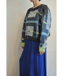 EN'DAY | 2wayチェックニット(ニット/セーター)