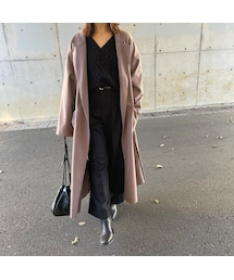 copine | サイドスリットロングチェスターコート(チェスターコート)