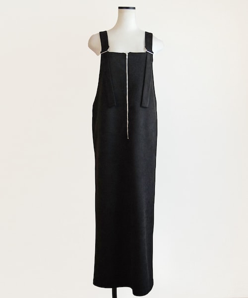 Marient（マリエント）の「エコスウェードジャンパーSK（ジャンパースカート・レディース・ホワイト/グレー/ブラック・FREE）」の2枚目の写真