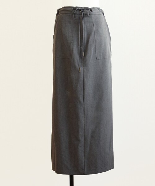 Marient(マリエント)の「マキシパンディングSK(スカート・レディース・グレー/ブラック・FREE)」の1枚目の写真