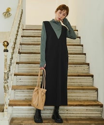 Crisp | バックストラップジャンパースカート[c2R3148](スカート)