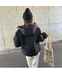 copine | フード付きオーバーサイズダウン(ダウンジャケット/コート)