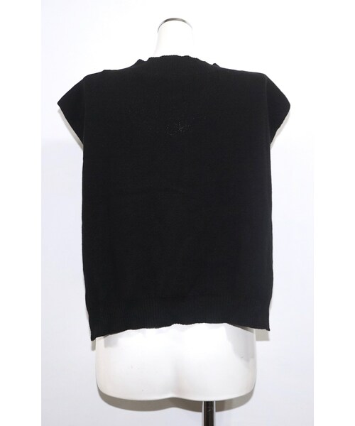 A.D.G（エーディージー）の「Basic V-neck Knit Vest (black)（ベスト・レディース・ブラック・FREE）」の7枚目の写真