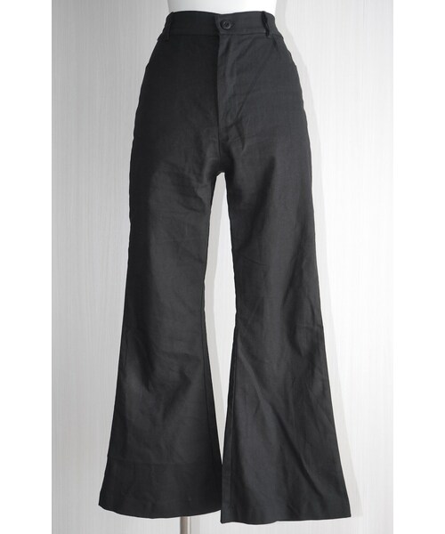 A.D.G(エーディージー)の「Linen Black Flare Pants(その他パンツ・レディース・ブラック・FREE)」の6枚目の写真