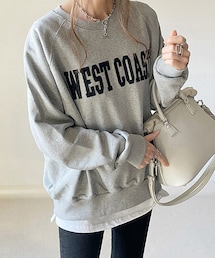 DHOLIC（ディーホリック）の「裏毛ラグランスリーブロゴスウェット（スウェット・レディース）」