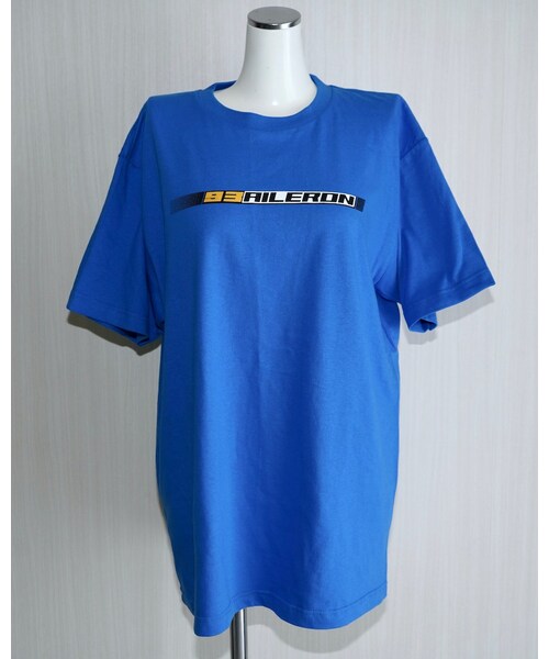 A.D.G（エーディージー）の「ADG SLASH BOX LOGO T-SHIRTS（blue）（Tシャツ/カットソー・レディース・ブルー・FREE）」の10枚目の写真