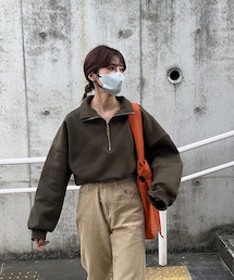 DHOLIC（ディーホリック）の「ハーフジップトップス（スウェット・レディース）」